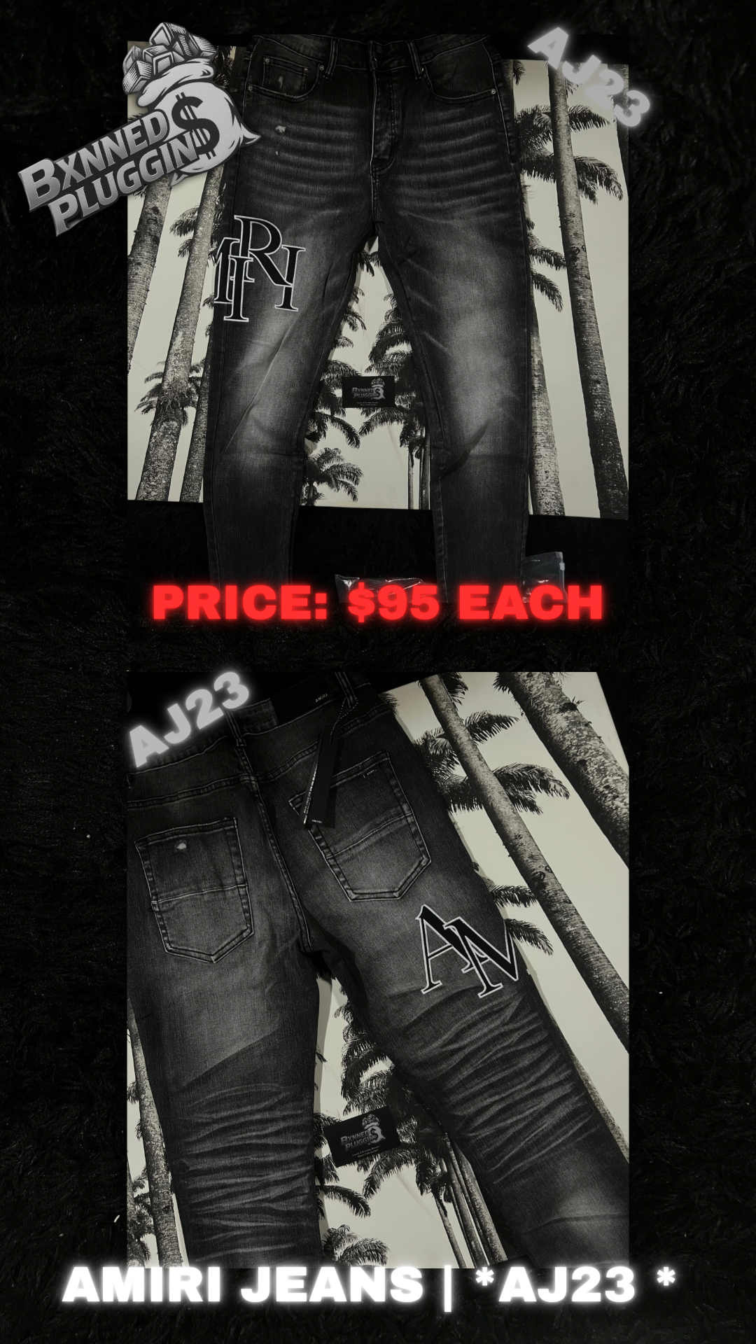 AMIRI JEANS (AJ)