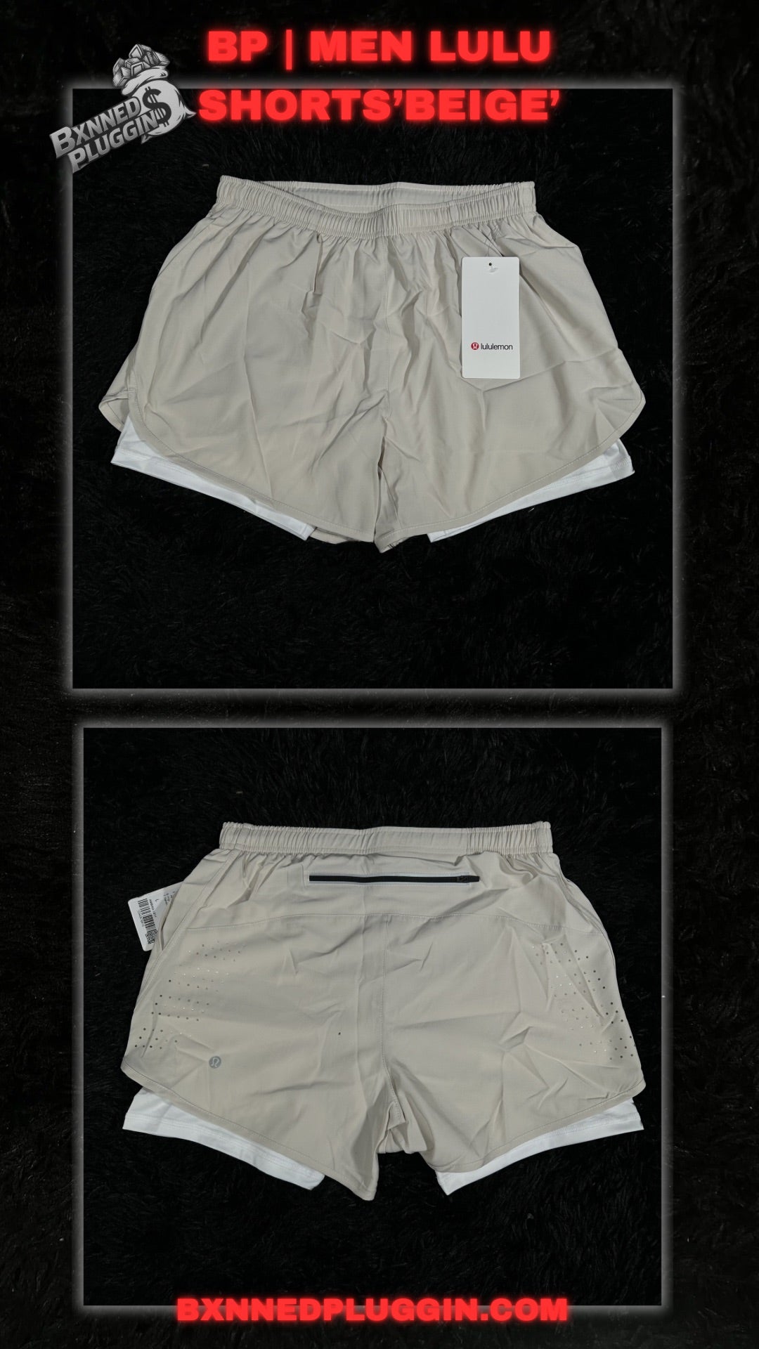 BP/ LULU SHORTS (M= FIT LIKE S)