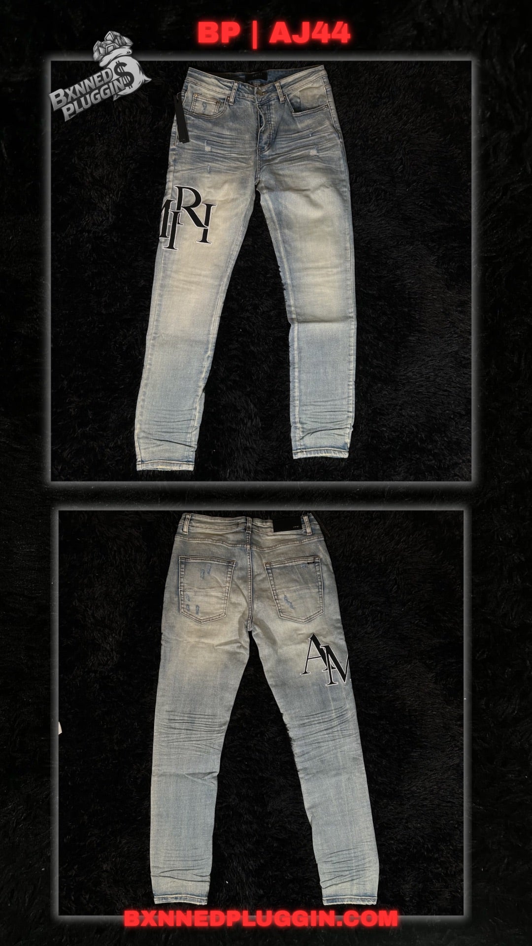 AMIRI JEANS (AJ)