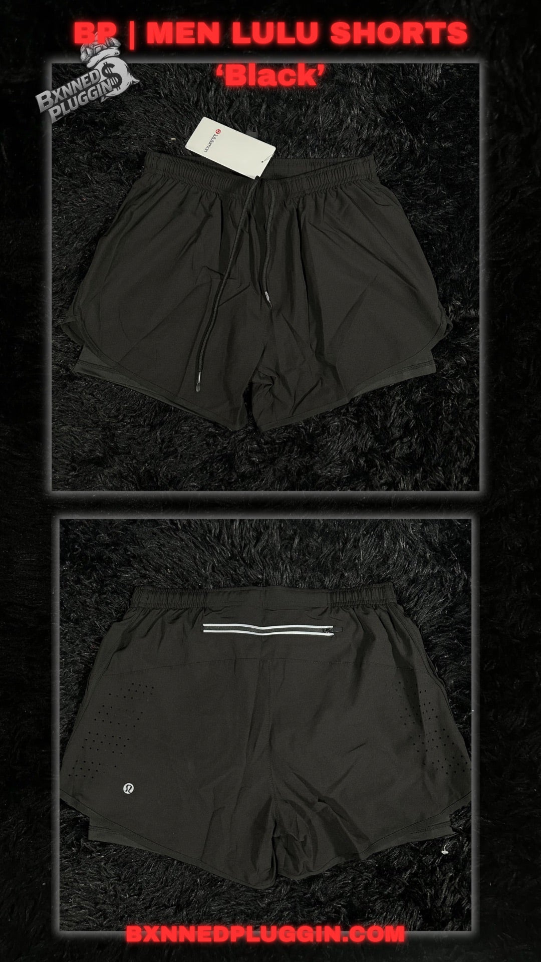 BP/ LULU SHORTS (M= FIT LIKE S)