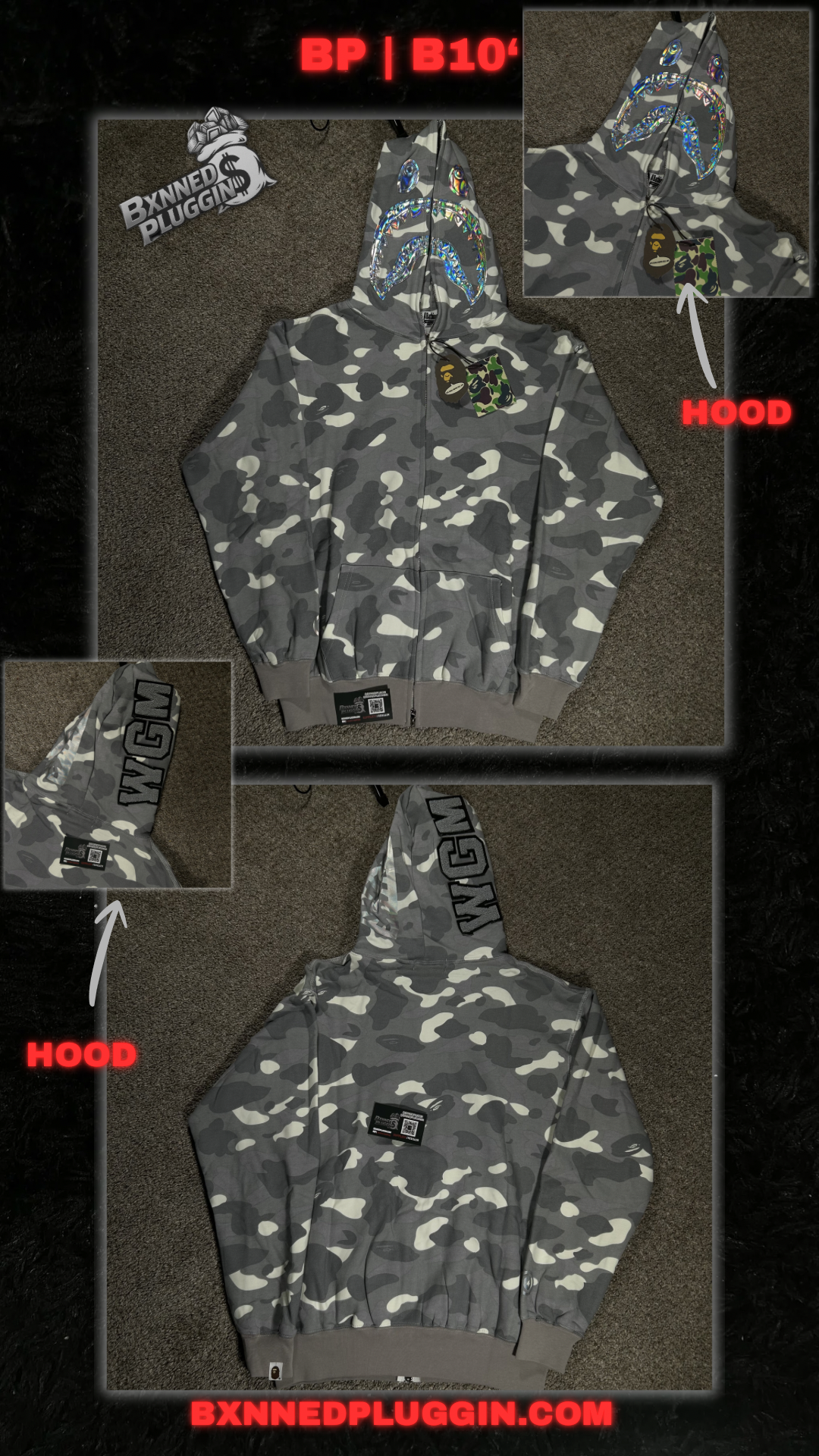 BP BPE ZIPUPS/HOODIES