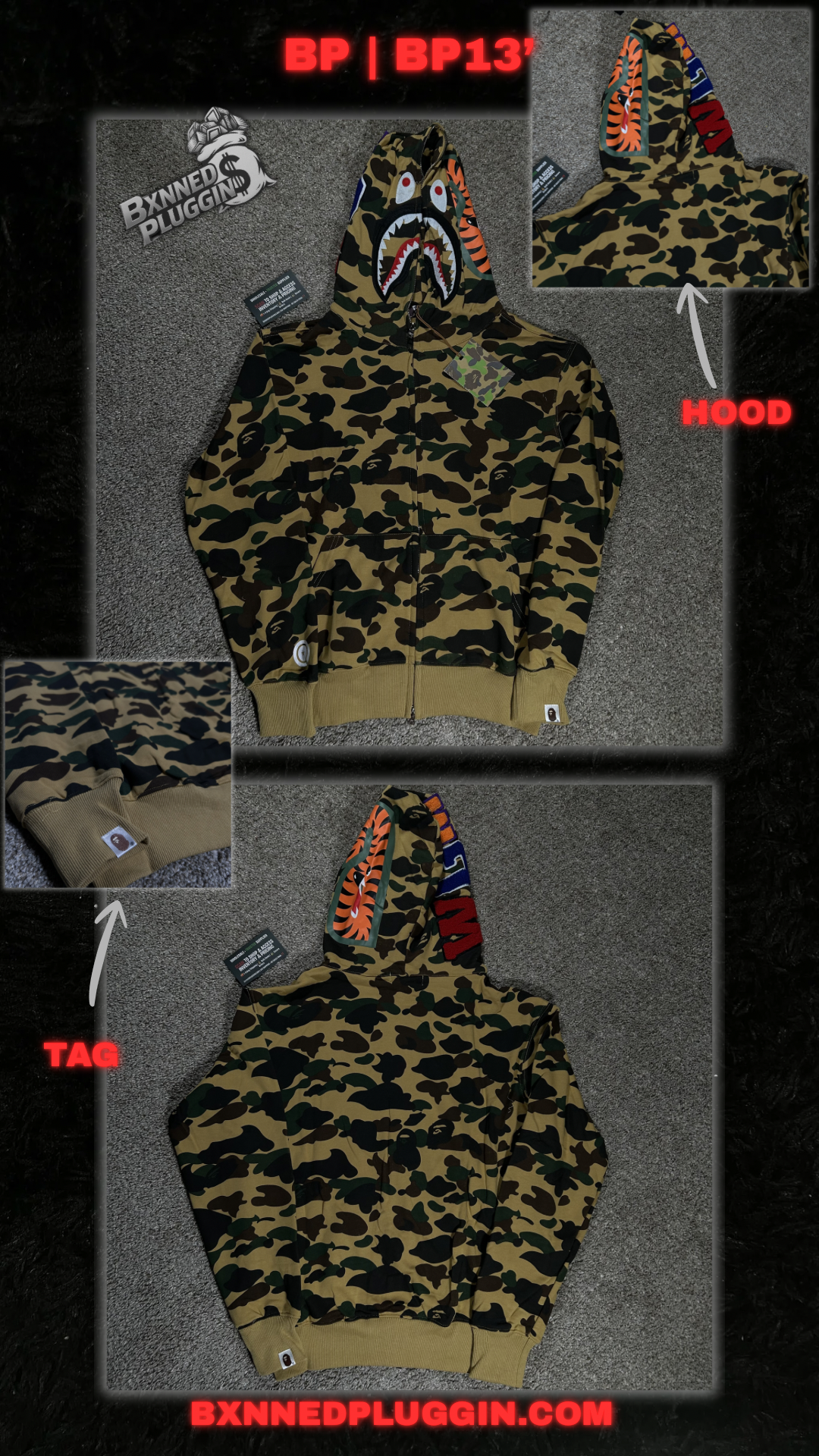 BP BPE ZIPUPS/HOODIES