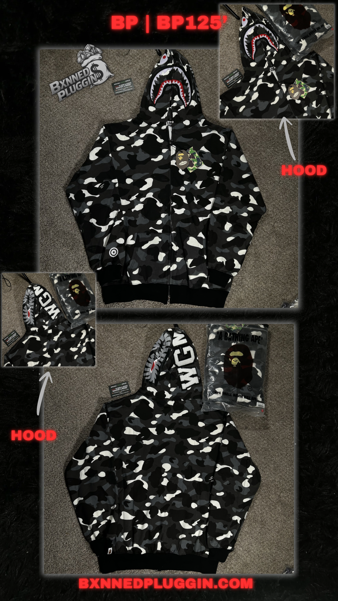 BP BPE ZIPUPS/HOODIES