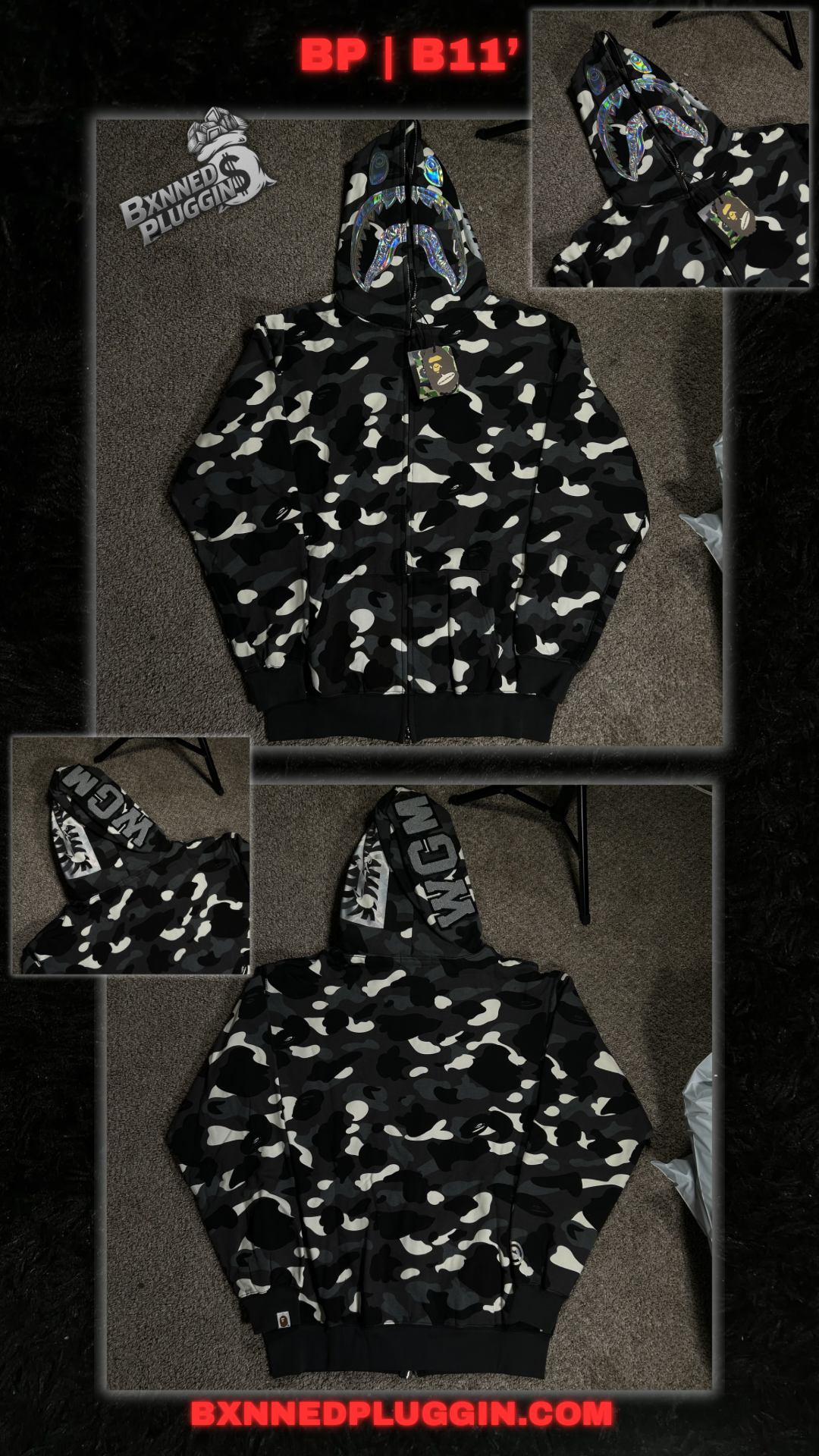 BP BPE ZIPUPS/HOODIES